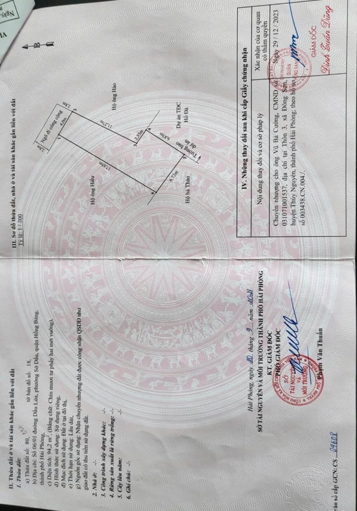 Đất nền đường Dầu Lửa, Sở Dầu, Hồng Bàng 94m² giá 2.4 tỷ - Đầu tư sinh lời ngay!