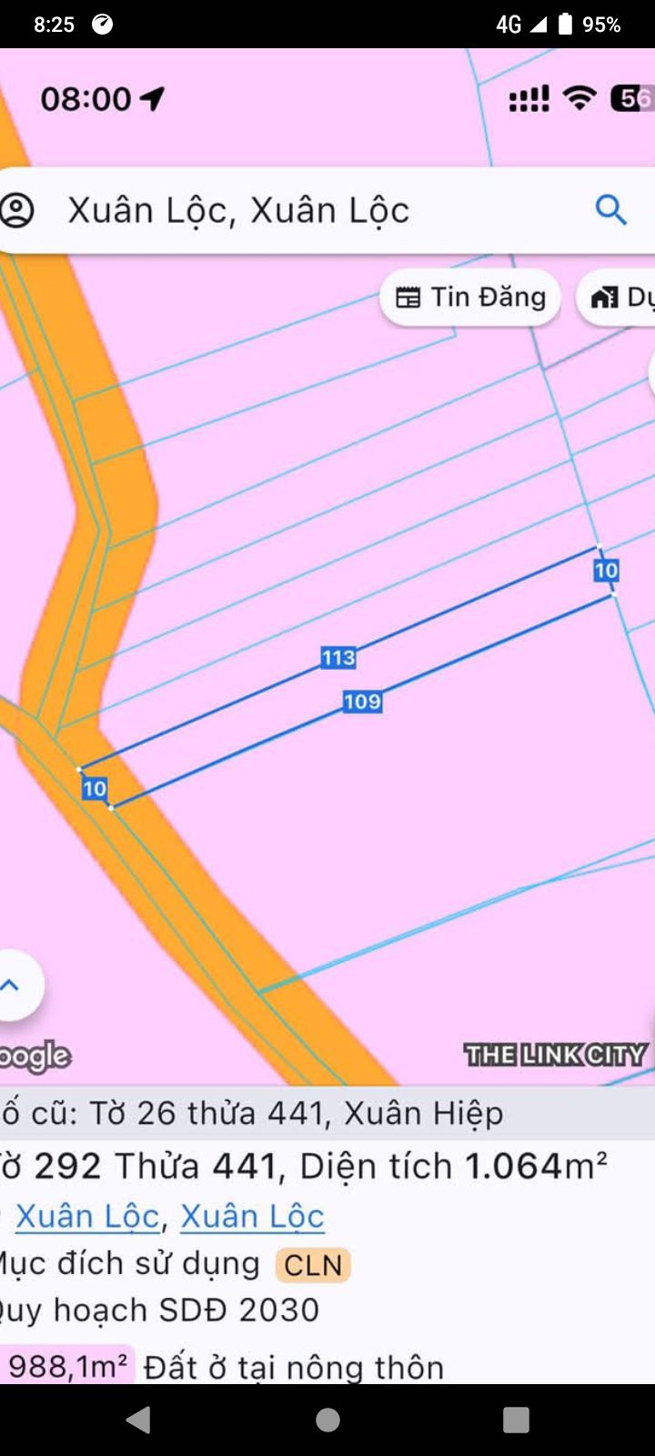 Đất thổ cư Xuân Hiệp, Xuân Lộc 3600m² giá 1.15 tỷ - Vị trí đẹp, giao thông thuận lợi!