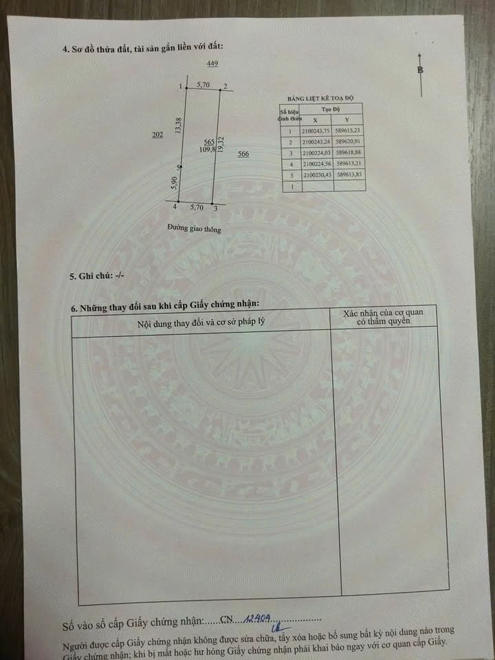 Lô đất trung tâm Diễn Thành 109,8m² giá 1 tỷ - Đầu tư sinh lời ngay!