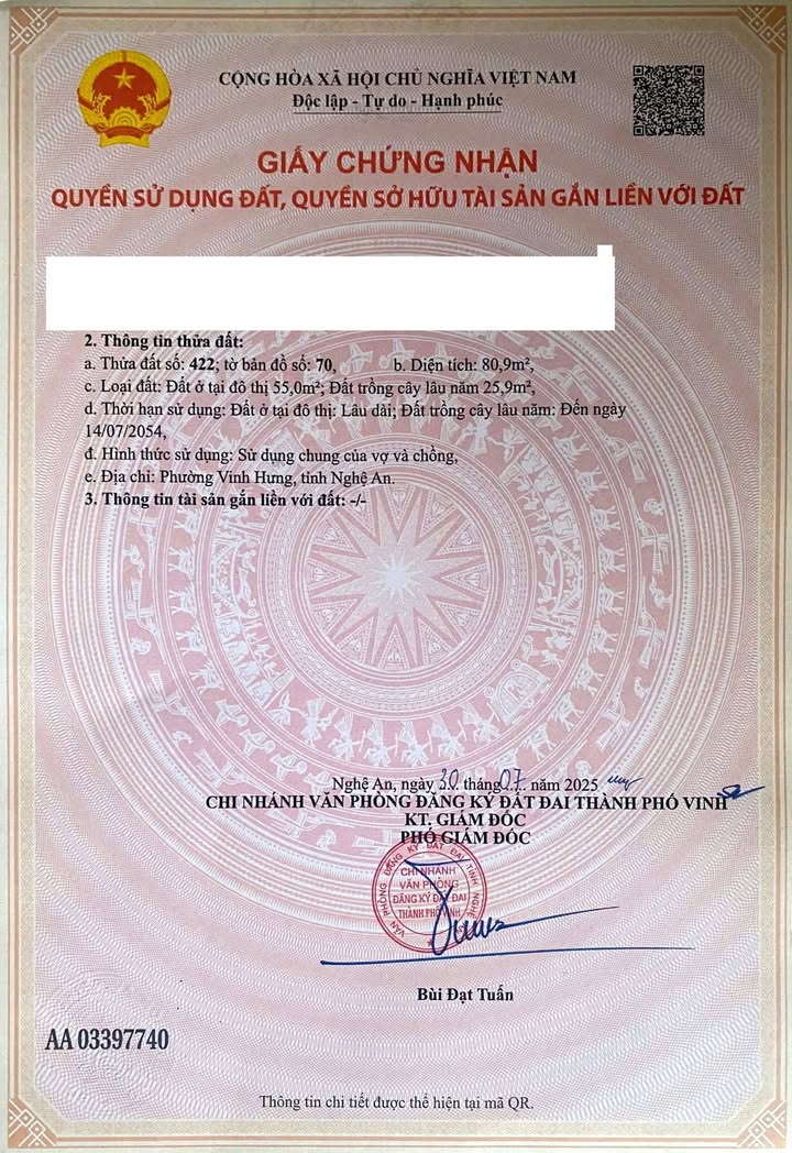 Đất nền Nghi Liên 80m² giá 1 tỷ - Địa điểm lý tưởng cho gia đình!