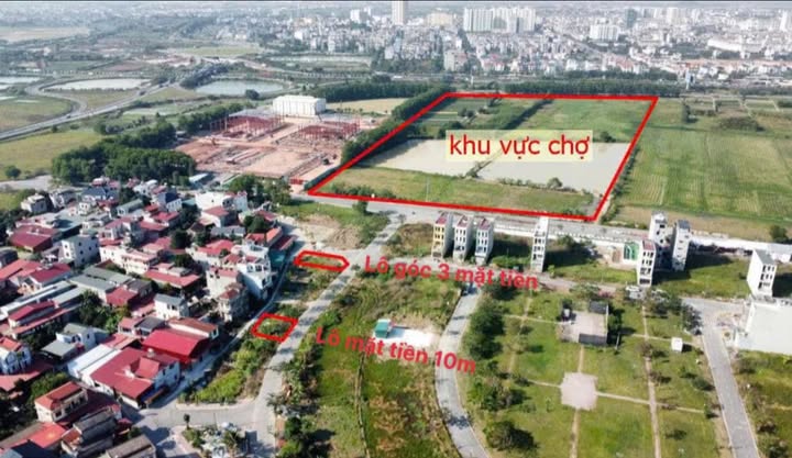 Đất đấu giá Khắc Niệm Bắc Ninh 118m² - Lô góc 3 mặt tiền thông thoáng!