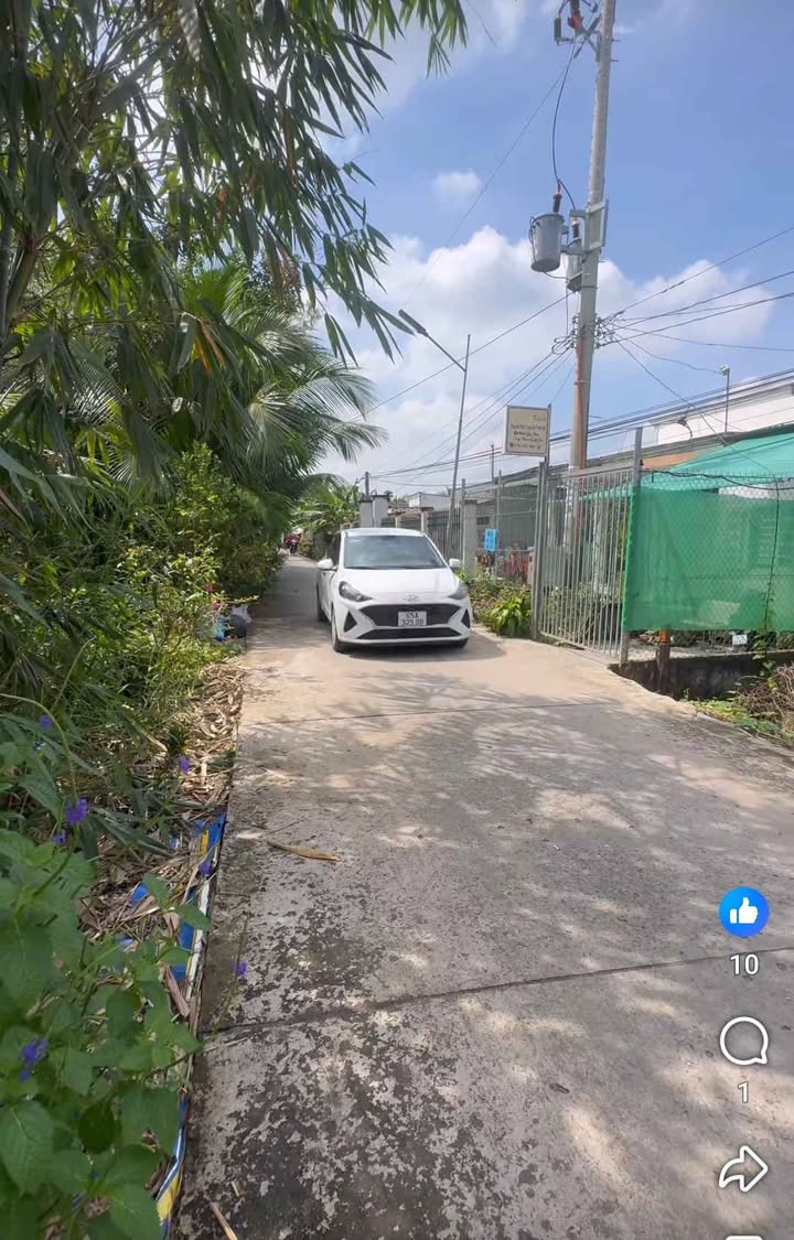 Bán vườn 1250m² tại Nhơn Ái, Cần Thơ - Giá chỉ 1.65 tỷ, ô tô vào tận nơi!