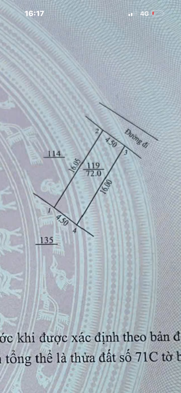 Bán lô đất thôn Đồng Nhân, xã Đông La, 72m² - Đầu tư sinh lời lý tưởng!