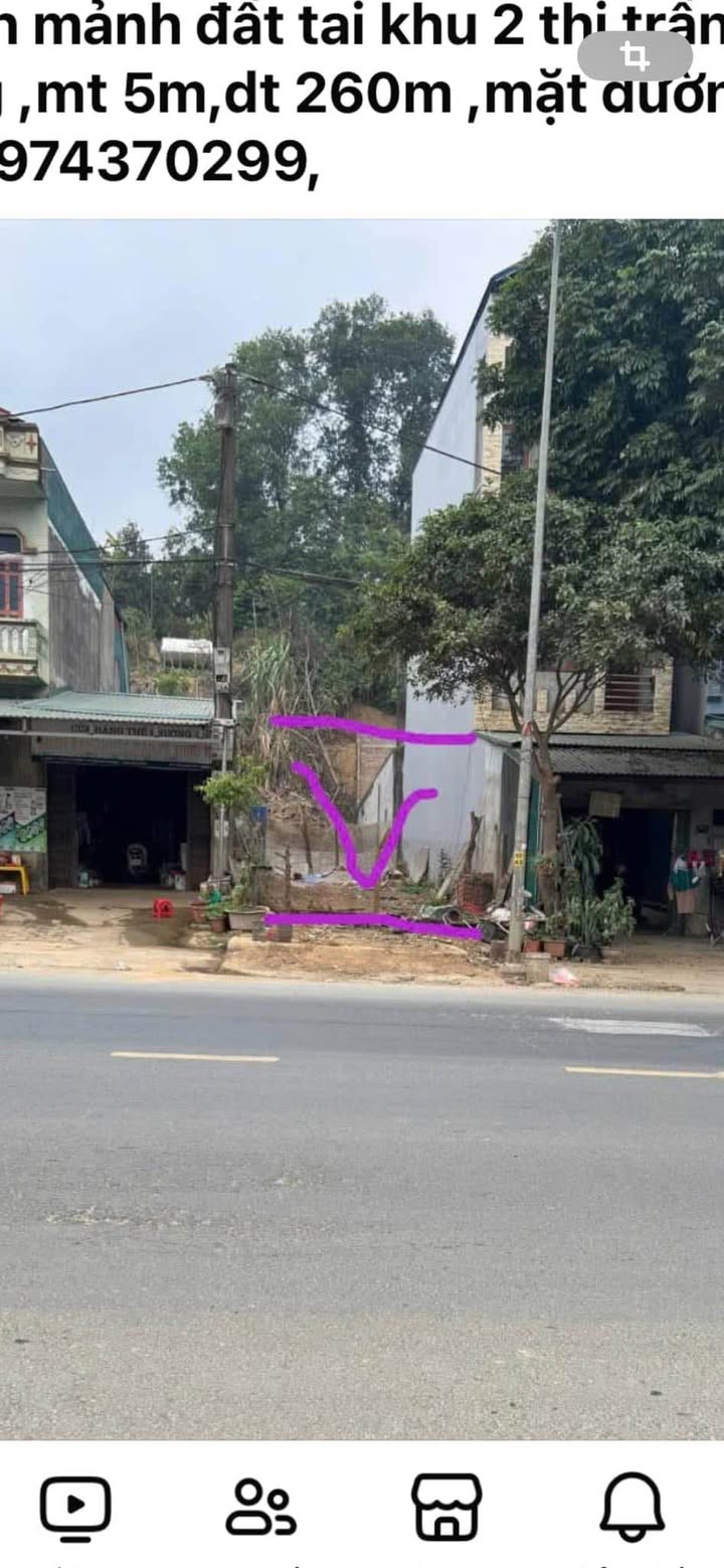 Đất nền mặt đường Quốc lộ 6, Thị trấn Cao Phong, 250m² - Đầu tư sinh lời ngay!