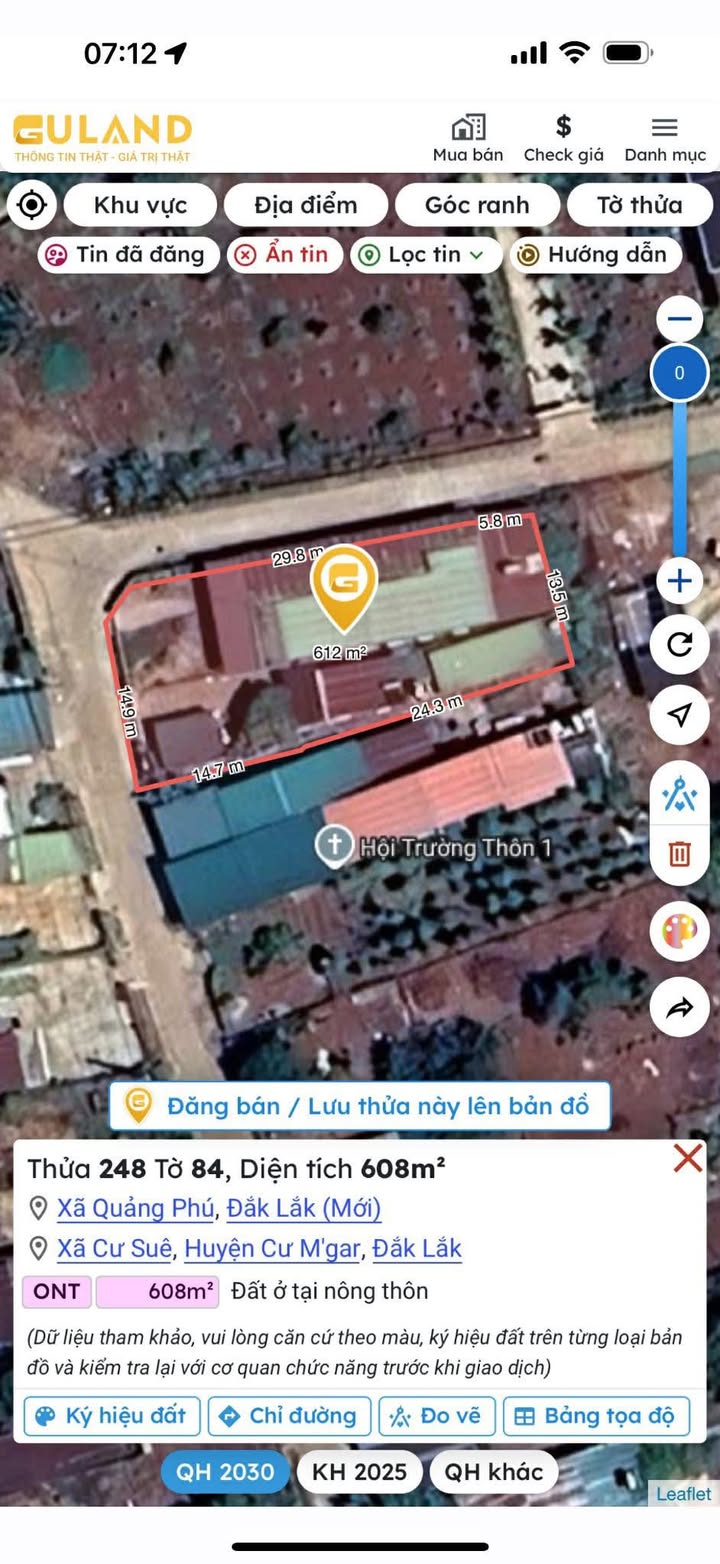 Đất nền thôn 2, xã Quản Phú, 390m² giá 975 triệu - Vị trí đẹp an ninh tốt!