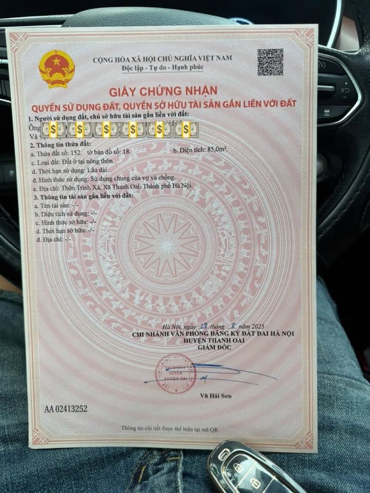 Đất nền Thôn Trình Xá, xã Thanh Oai 85m² giá 4 triệu/m² - Vị trí đắc địa không thể bỏ qua!