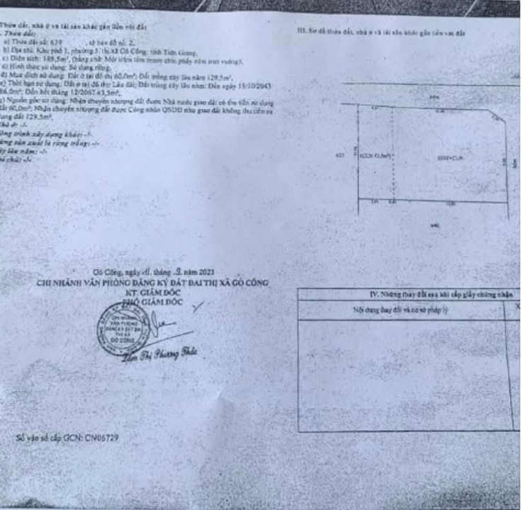 Nhà 2 mặt tiền Gò Công, 189.5m² giá 1.7 tỷ - Hướng Đông thoáng mát!