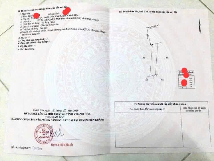 Lô đất mặt tiền Tỉnh lộ 2, Diên Lạc 151m² giá 3,5 tỷ - Đường nhựa lớn, kinh doanh sầm uất!