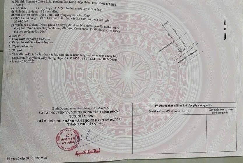 Nhà mặt tiền Vũng Thiện, Tân Đông Hiệp, 125m² giá 5.222 tỷ - Đầu tư sinh lời ngay!