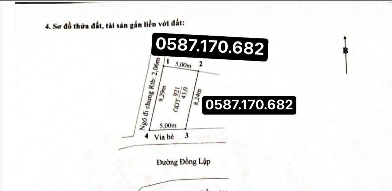 Nhà 4 tầng mặt đường Đồng Lập - Đồng Hoà, 43m² giá 4 tỷ - Chính chủ bán gấp!