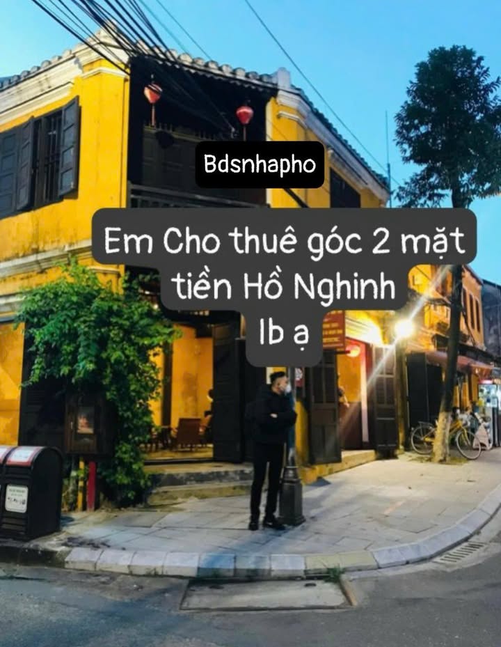 Cho thuê lô góc 2 mặt tiền Hồ Nghinh, Sơn Trà, Đà Nẵng - Diện tích 143m², Kinh doanh thuận lợi!