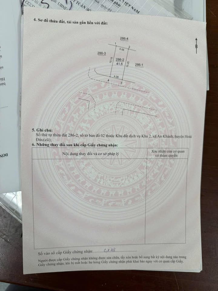 Đất nền An Khánh Hoài Đức 42m² - Sổ đỏ chính chủ, vị trí vàng đầu tư!