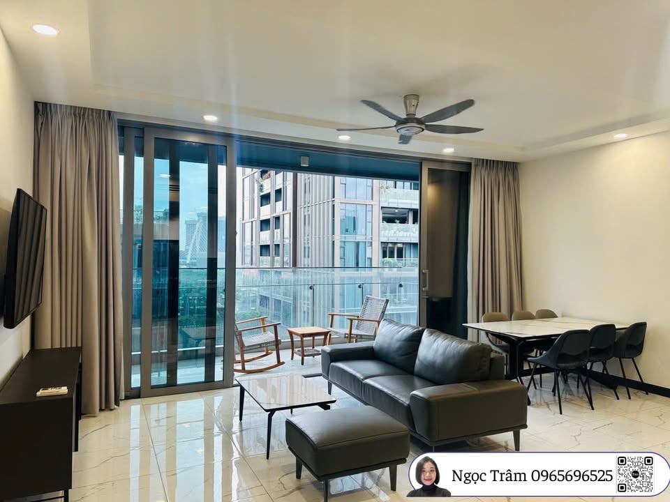 Căn hộ Empire City Thủ Thiêm 152m² giá 60 triệu - Đầy đủ nội thất tiện nghi!