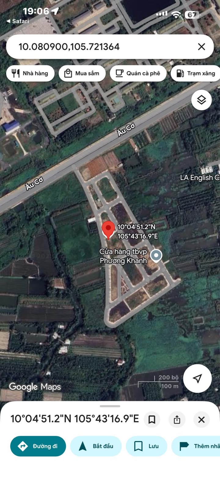 Đất nền Trà Nóc, Bình Thủy 72m² giá 900 triệu - Đầu tư lý tưởng gần sân bay!