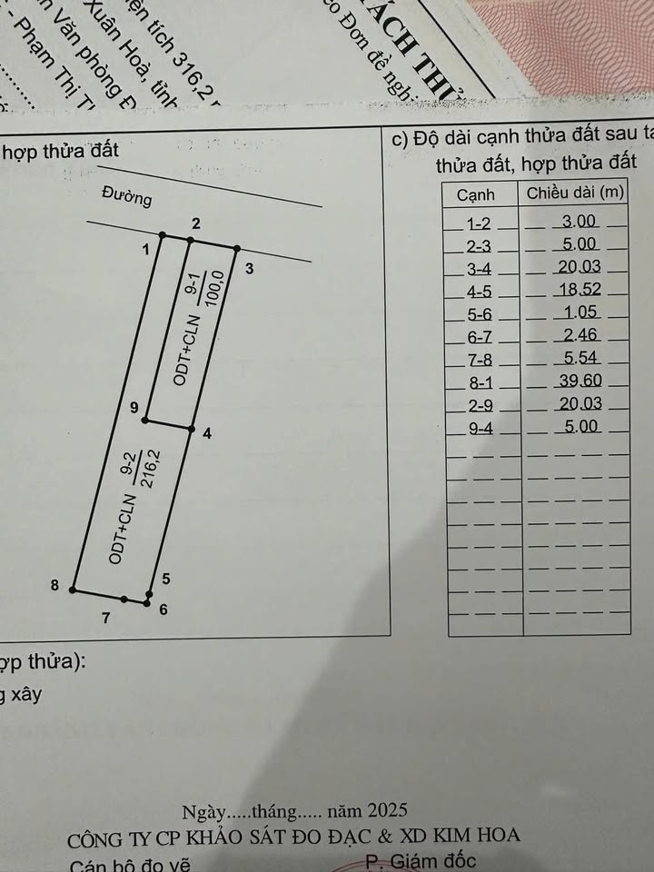 Đất thổ cư Xuân Hòa, Phúc Yên 100m² giá 2 tỷ - Đường thông ô tô tránh nhau!