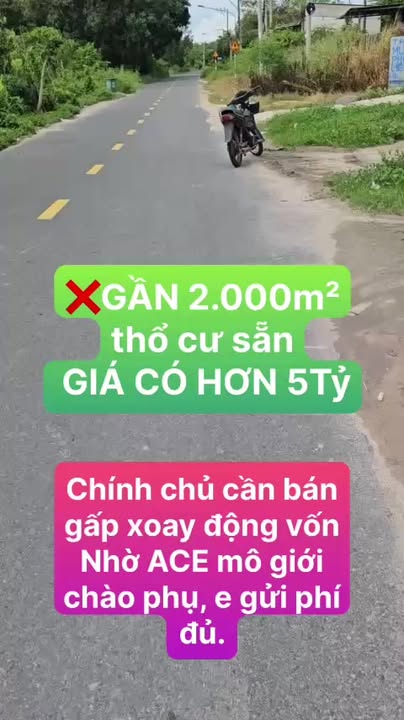 Đất nền 2000m² tại Lai Hưng, Bàu Bàng giá chỉ 5 tỷ - Cơ hội đầu tư hấp dẫn!