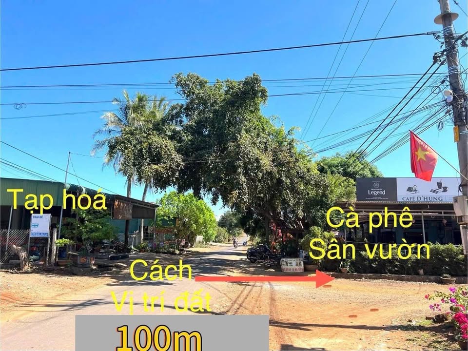 Lô đất thổ cư 450m² tại Hiệp Nhất, Đắk Lắk - Giá chỉ 550 triệu, chính chủ bán!