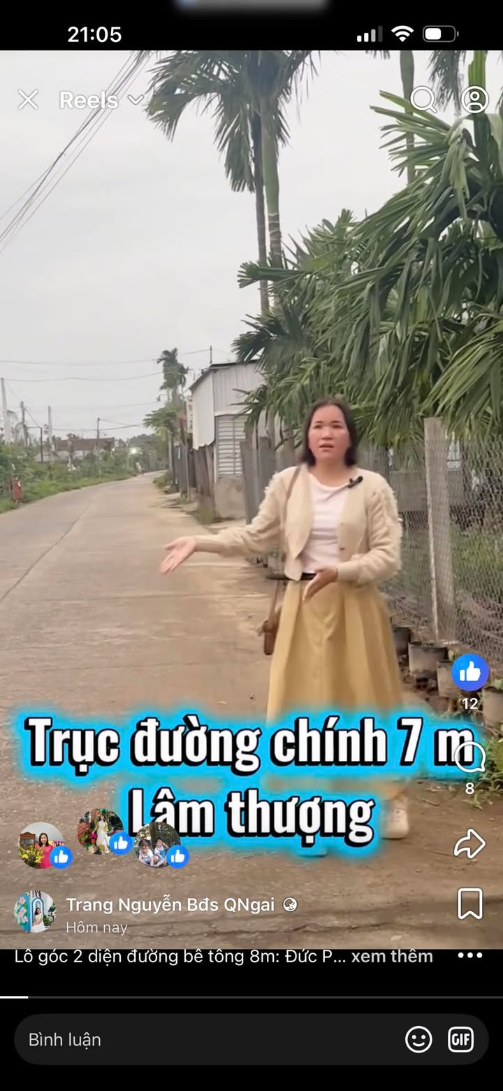 Đất nền Lân Phong, Mộ Đức 134m² giá 590 triệu - Lô góc 2 mặt tiền thông thoáng