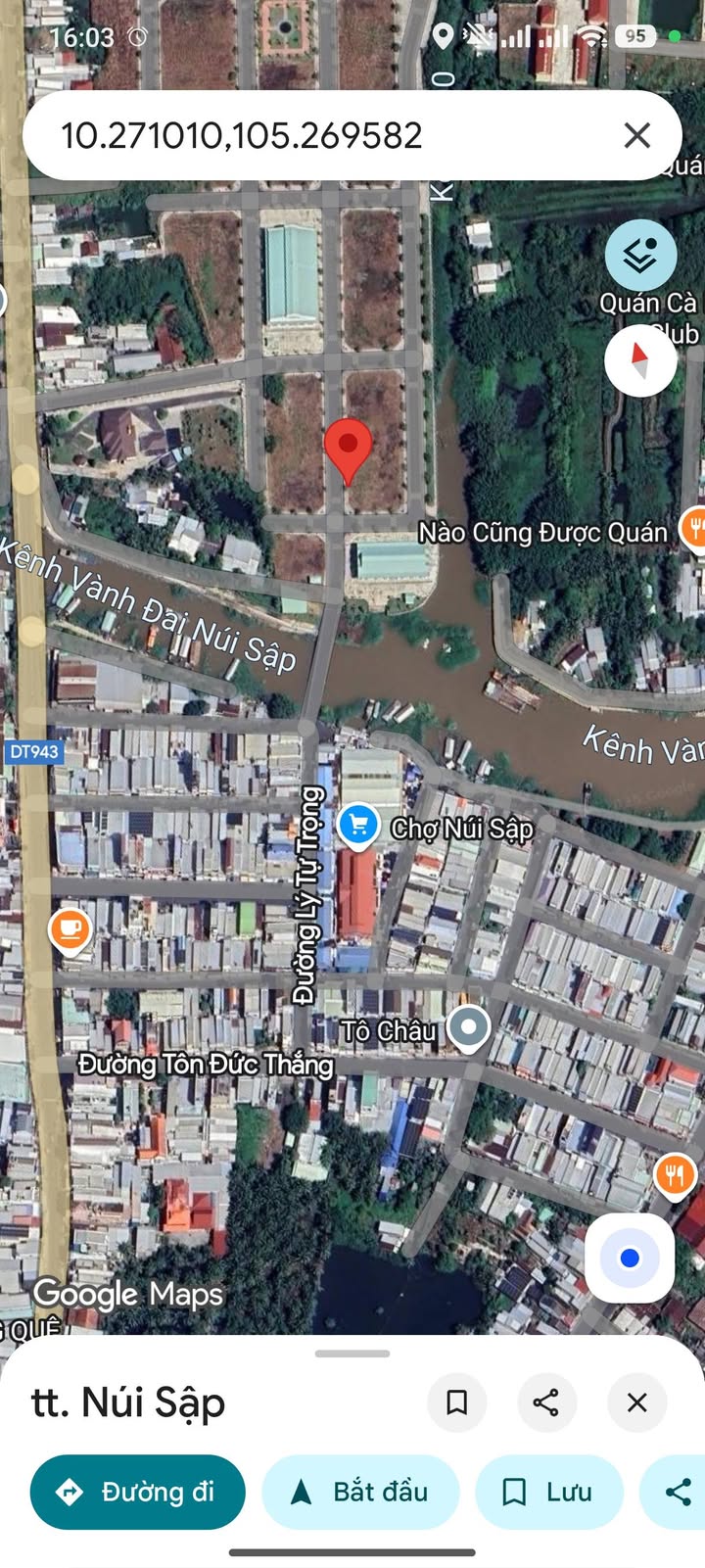 Đất nền Thoại Sơn 75m² giá 900 triệu - Sổ hồng chính chủ, đầu tư sinh lời!