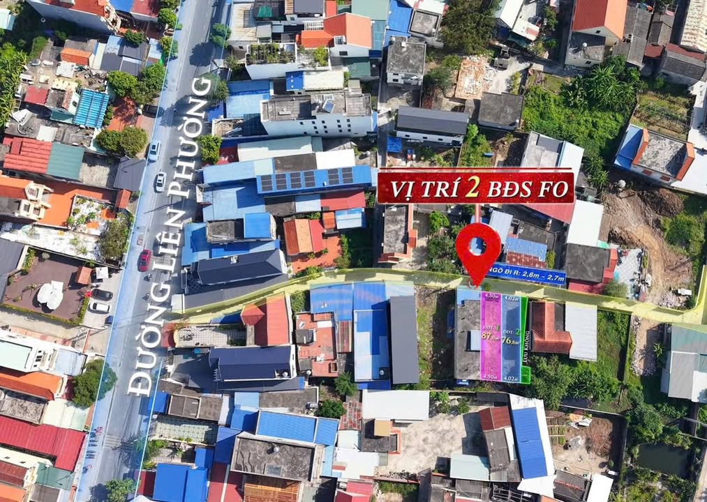 Lô đất đẹp tại Phường Thiên Hương, Hải Phòng 87m² - Đầu tư sinh lời ngay!