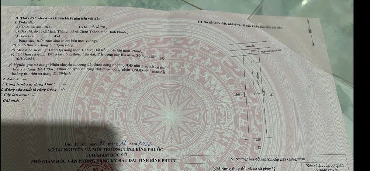 Đất nền Minh Thắng Chơn Thành 100m² sổ đỏ - Giá chỉ 600 triệu!