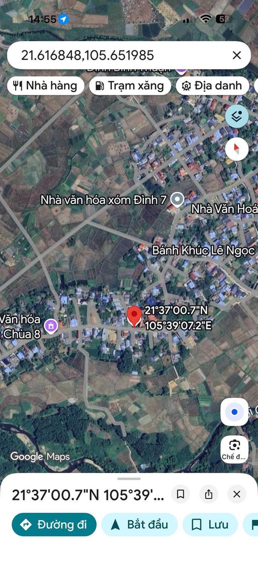 Đất thổ cư 400m² xã Bình Thuận, huyện Đại Từ giá chỉ 1.3 tỷ - Cơ hội đầu tư hấp dẫn!