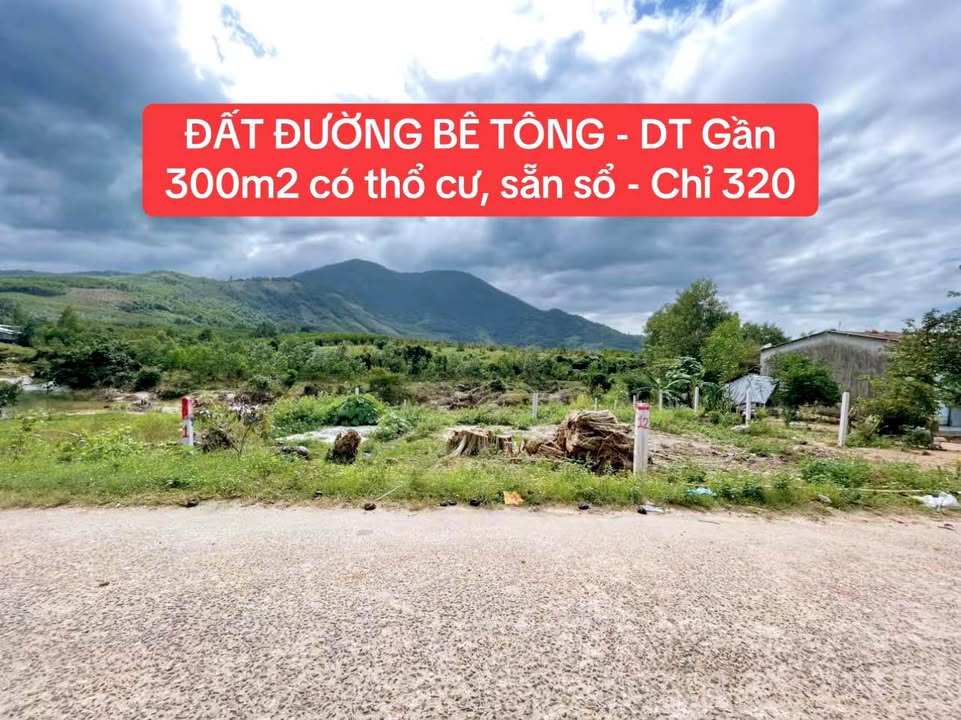 Đất nền Khánh Đông, Khánh Vĩnh 300m² giá chỉ 320 triệu - Sổ hồng chính chủ!