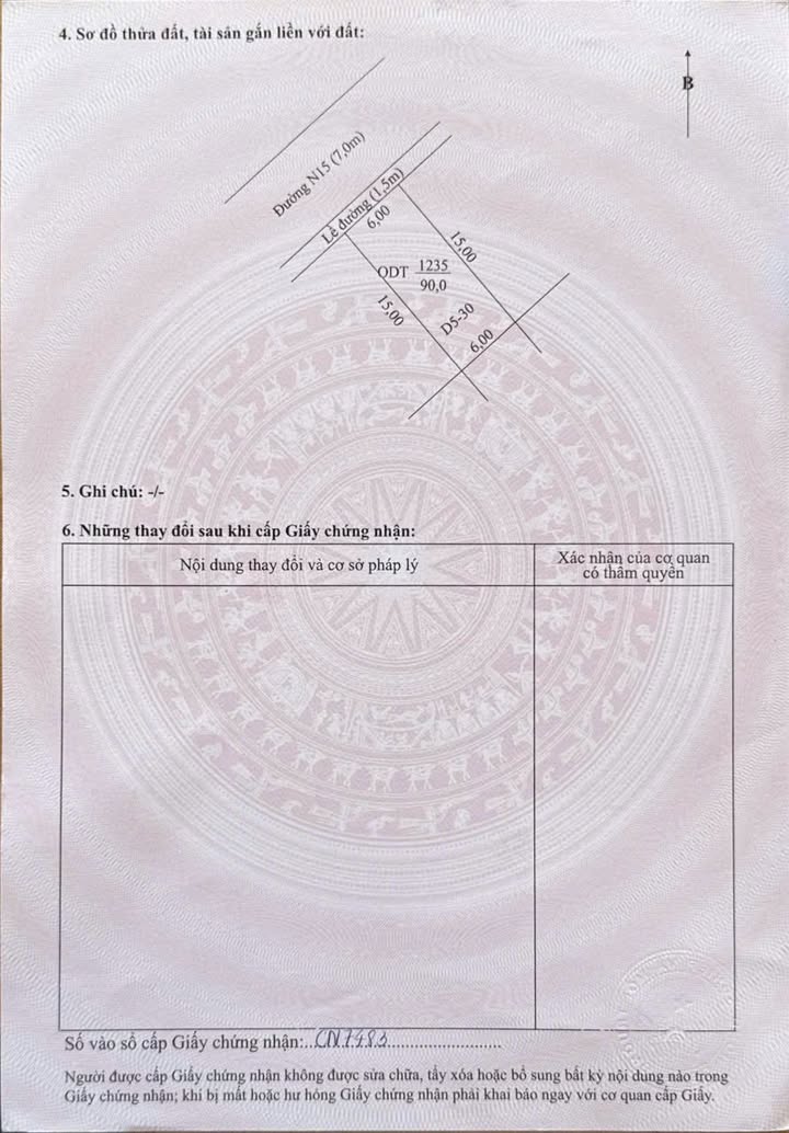 Đất nền D5-30 đường N15 KDC Nam Long 2, 90m² giá 3.7 tỷ - Pháp lý rõ ràng, sẵn sàng xây dựng!