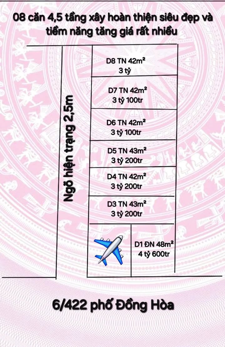 Nhà 4 tầng tại 422 Đồng Hoà, Kiến An, Hải Phòng - Sẵn sàng vào ở ngay!