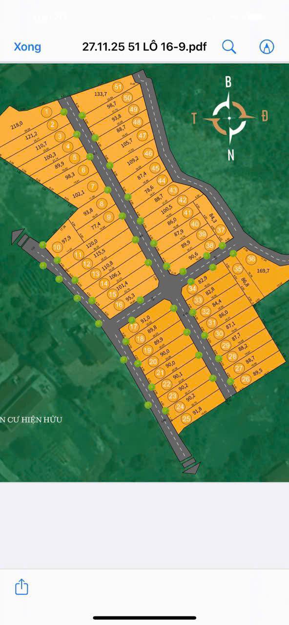 Đất nền dự án 51 lô Châu Phong 18m² giá 1.1 tỷ - Sẵn sàng đầu tư!