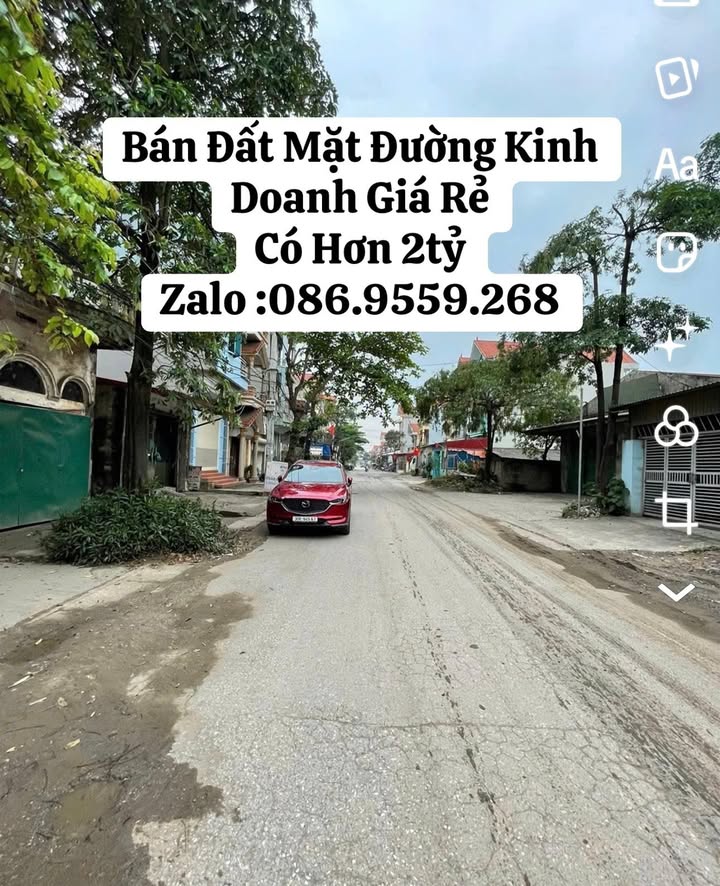 Đất mặt đường nhựa Kinh doanh tại Khai Thái, Phú Xuyên 65m² giá 2.399 tỷ - Cắt lỗ sâu trước Tết!