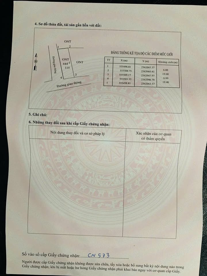 Đất thổ cư 115m² tại Thạch Sơn, Lâm Thao - Giá chỉ 1 tỷ, chính chủ bán gấp!