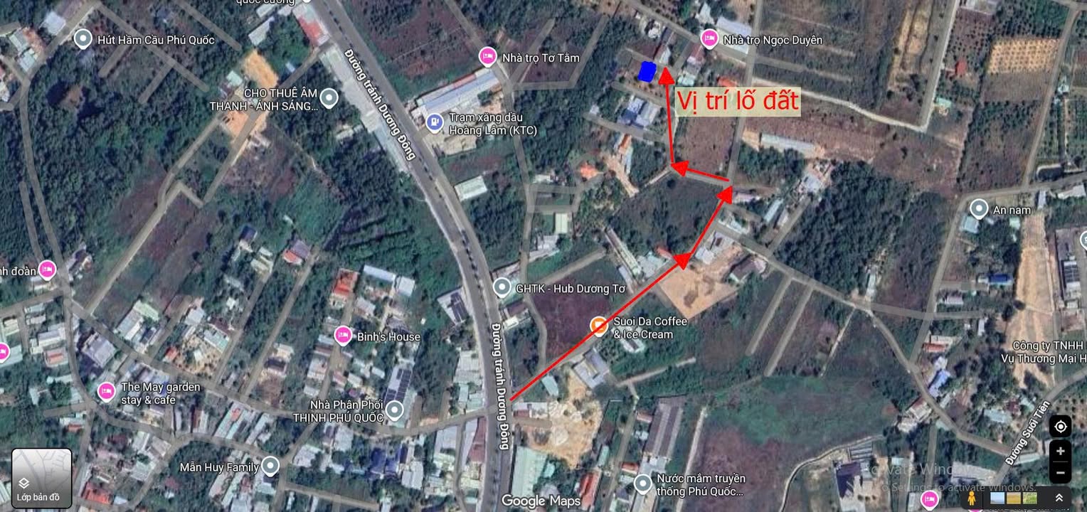 Lô đất Dương Tơ - Phú Quốc 128m² giá 850 triệu - Đầu tư sinh lời ngay!