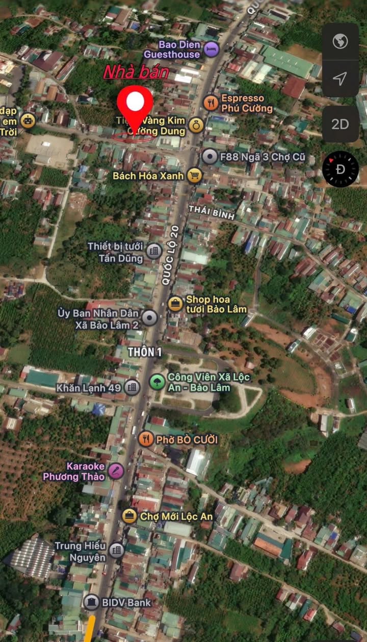 Nhà chính chủ tại thôn 1, xã Lộc An, huyện Bảo Lâm, 200m² - Giá thỏa thuận hấp dẫn!