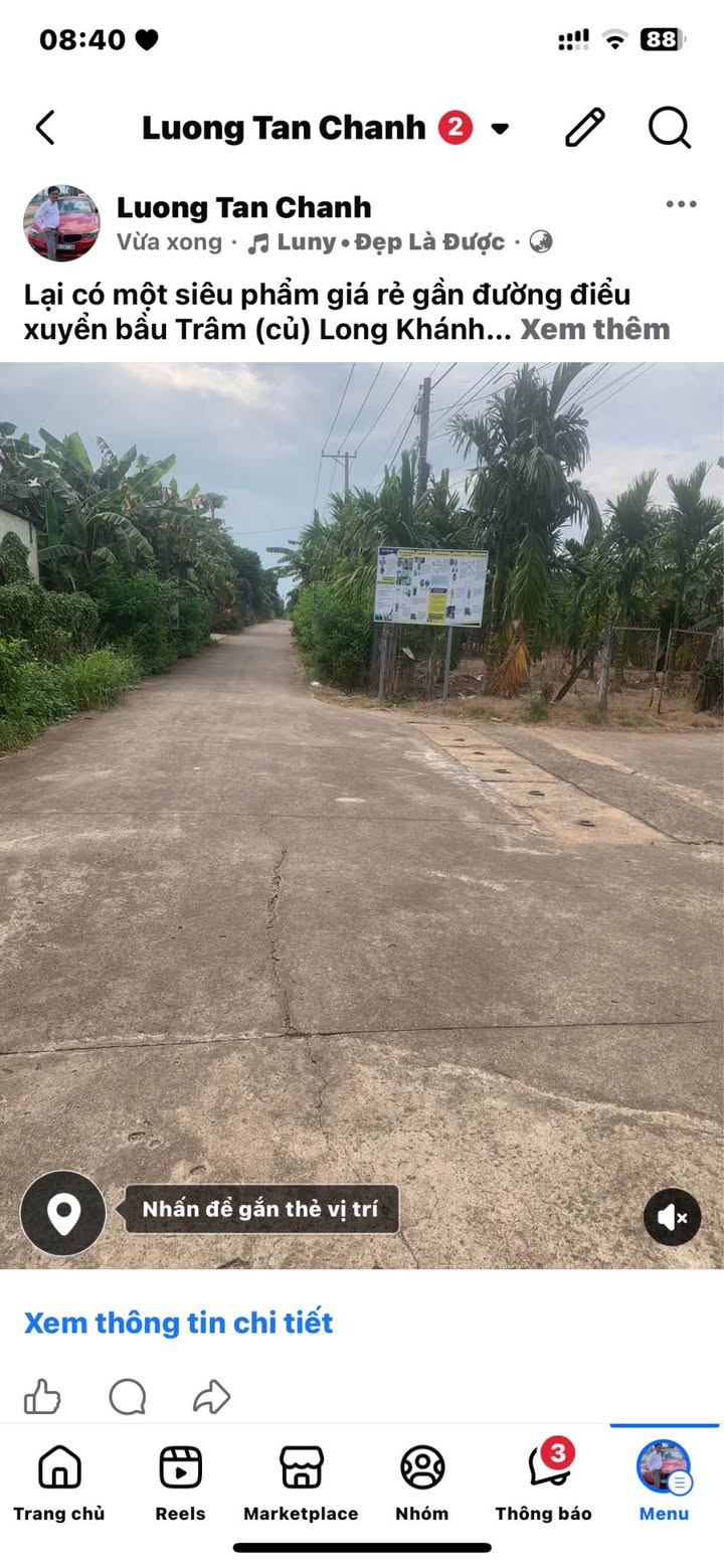 Đất nền Bàu Trâm Long Khánh 138m² giá 779 triệu - Sổ đỏ chính chủ, thương lượng nhẹ!