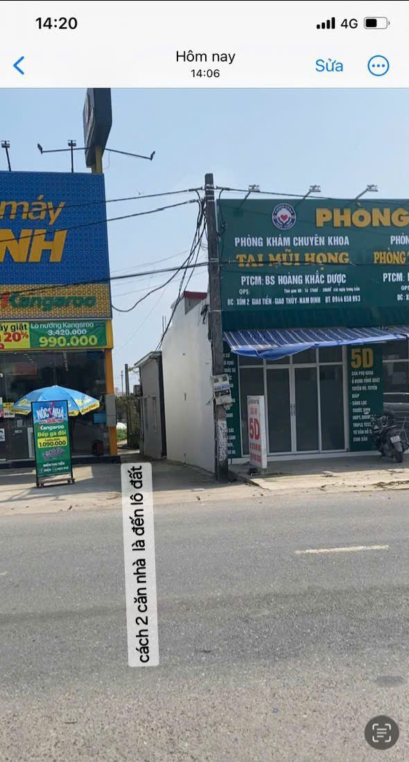 Đất nền Giao Thủy 977m² giá chỉ 4 tỷ - Đầu tư sinh lời ngay!