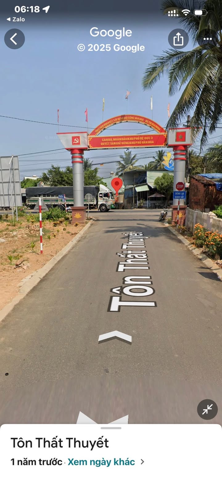 Đất nền 2 mặt tiền Tôn Thất Thiết, Hoài Tân 185m² - Cơ hội đầu tư tuyệt vời!