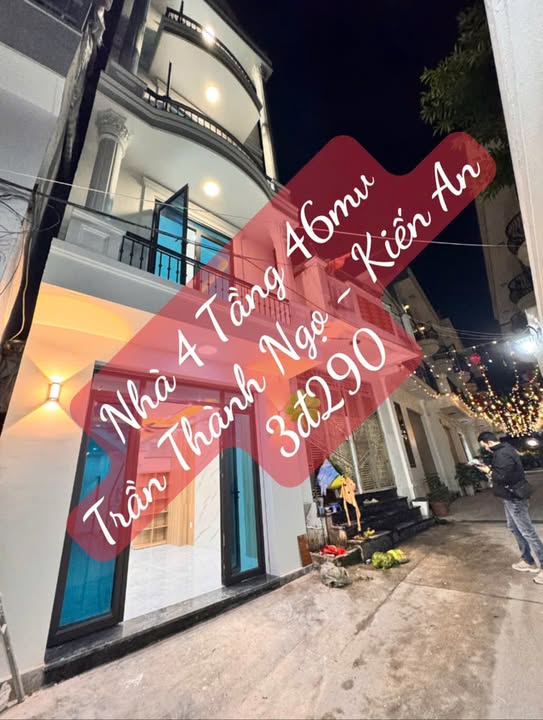 Nhà 4 Tầng 47m² tại Trung Tâm Trần Thành Ngọ - Kiến An, chỉ 3.29 tỷ!