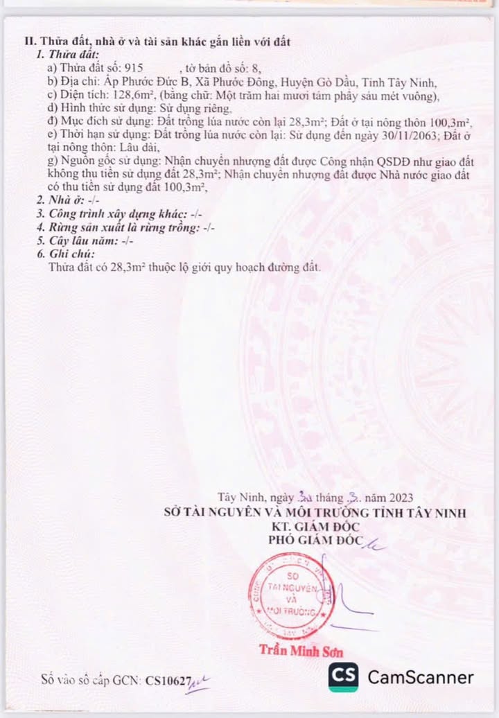 Đất nền liền kề Phước Đông, Gò Dầu 124m² giá 800 triệu - Đầu tư sinh lời ngay!