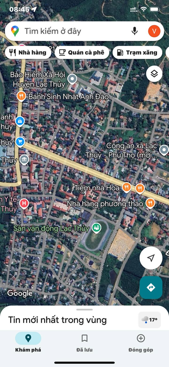 Đất kinh doanh trung tâm thị trấn Chi Nê 200m² - Giá tốt, sẵn sàng thương lượng!