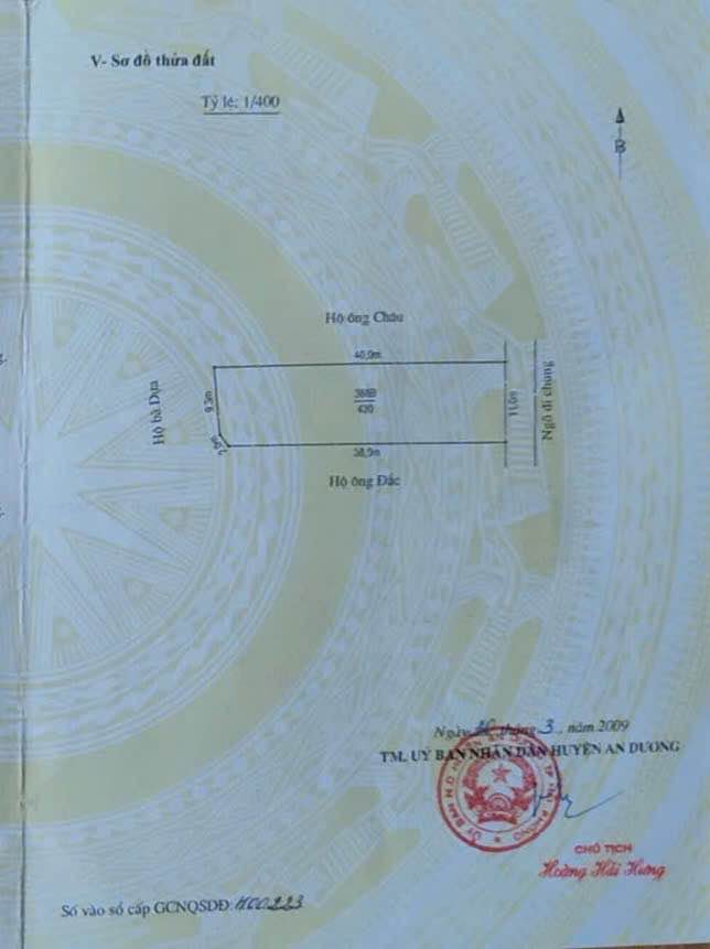 Đất nền Hồng Phong An Dương 430m² giá chỉ 1.3 tỷ - Đường thông, tiện ích đầy đủ!