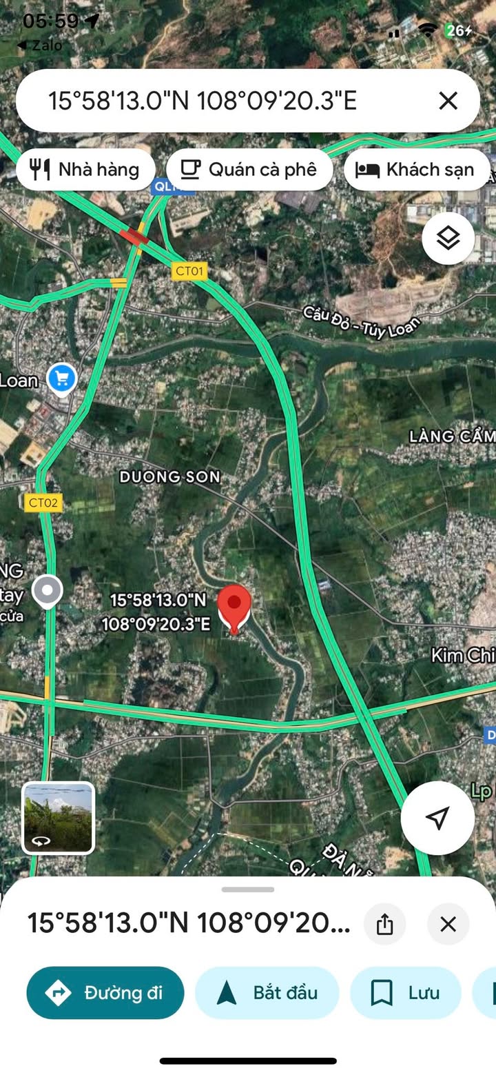 Đất nền Hòa Khương Đà Nẵng 187m² giá 1.2 tỷ - Ô tô tận nơi