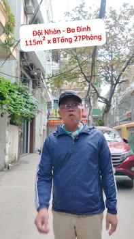 Nhà 8 tầng Đội Nhân, Ba Đình 115m² giá 35.5 tỷ - Đầu tư sinh lời ngay!