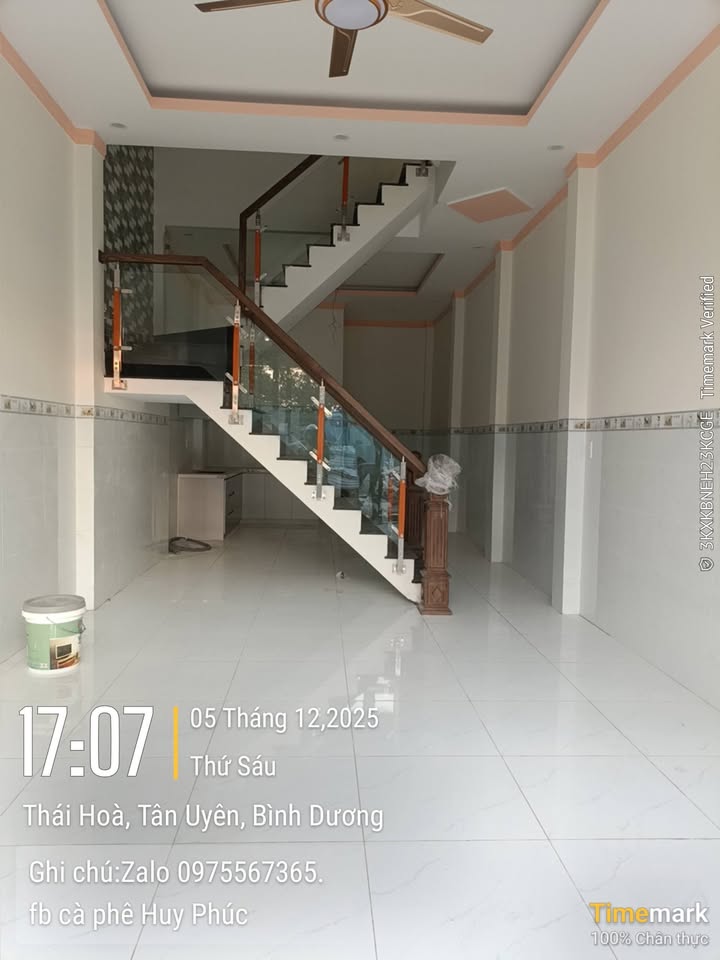 Nhà phố Tân Khánh, Tân Uyên 64m² giá thỏa thuận - Thiết kế hiện đại, mới xây!