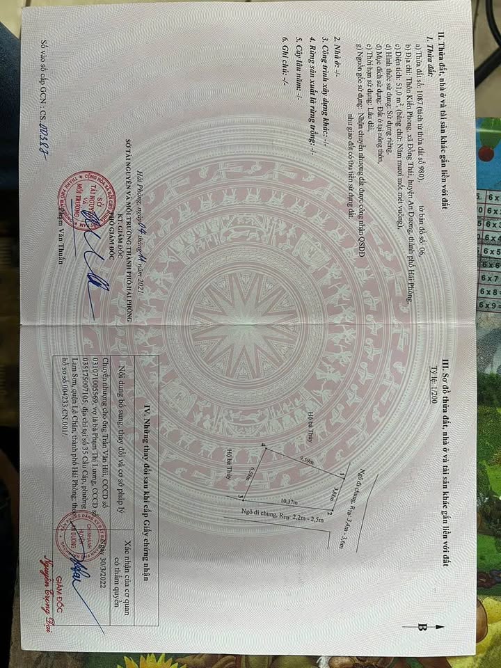 Nhà góc An Dương 51m² giá 1.49 tỷ - Cơ hội kinh doanh tuyệt vời!