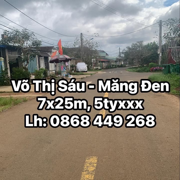 Nhà phố đường Võ Thị Sáu, Măng Đen 175m² giá 5 tỷ - Cơ hội đầu tư tuyệt vời!