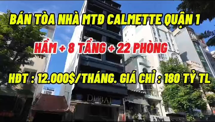 Bán Tòa Nhà Mặt Tiền Calmette Quận 1 1.000m² - Đầu Tư Sinh Lời 12.000 USD/Tháng!