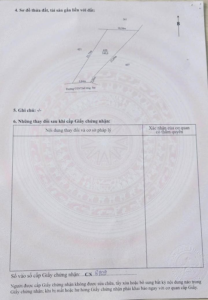Đất thổ cư 600m² xã Vĩnh Công, Tây Ninh - Giá chỉ 390 triệu, cơ hội đầu tư tuyệt vời!