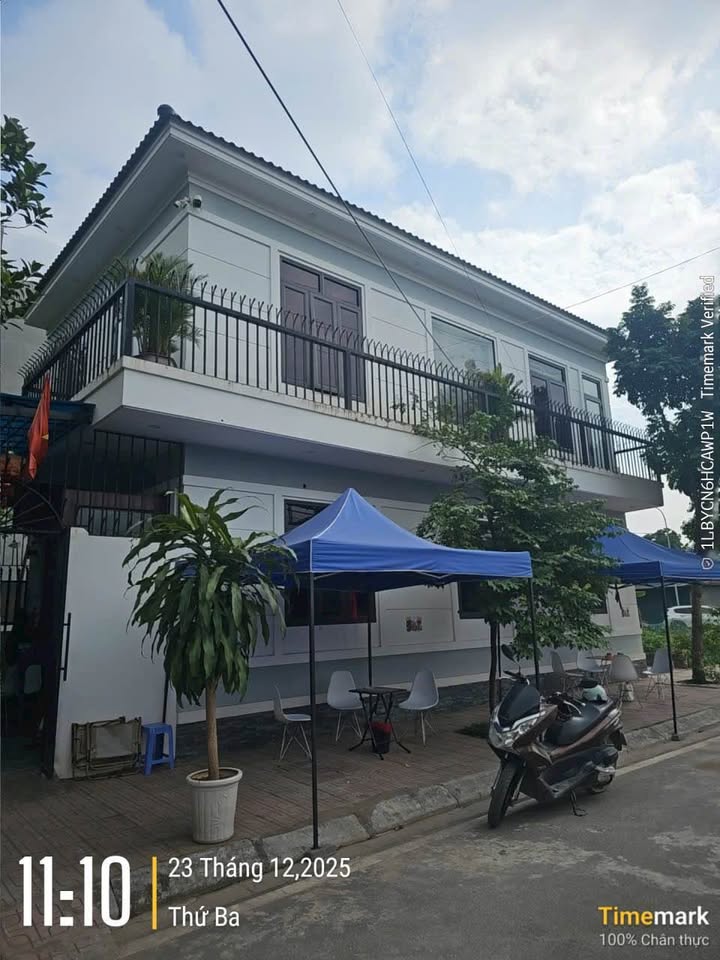 Biệt thự lô góc Thị trấn Phùng 107m² giá 10 tỷ - View vườn hoa thoáng mát!