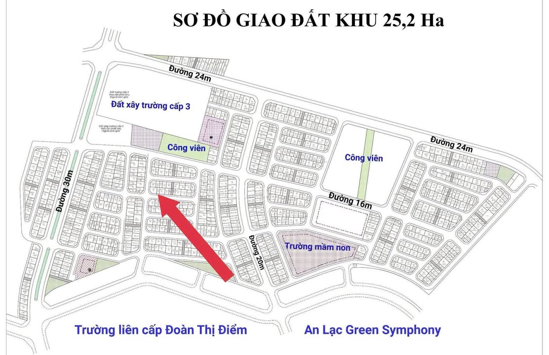 Bán đất dịch vụ Vân Canh 57.9m² giá chỉ 10.8 tỷ - Đầu tư sinh lời hấp dẫn!